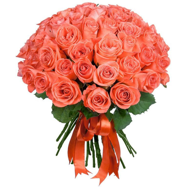 Coral Roses Bouquet